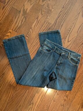 Children's Place Boys Bottoms, Dust Blue Wash adjustable Waist Bootcut Jeans, 12